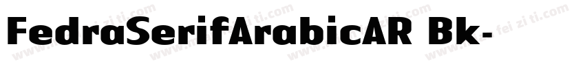 FedraSerifArabicAR Bk字体转换